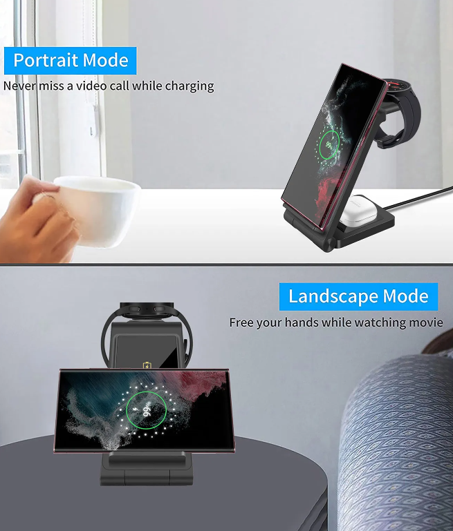 3 in 1 Android Charging Station